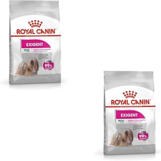 Royal Canin Exigent Mini | Double Pack | 2 x 1kg | Complete Food for Adult and Older Small Dogs (1 to 10 kg) | From 10 Months | For Picky Dogs