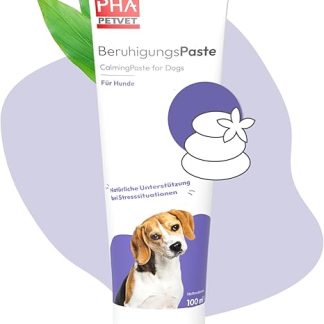 PHA Dog Calming Paste - Natural Calming Agent for Dogs for Anxiety & Stress, Car Trips, Vets, New Year's Eve, Calming Dog, Relaxation & Anti-Stress Agent