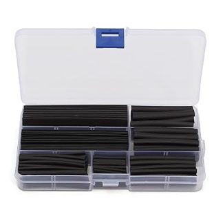RanDal 150-Piece Heat Shrink Wire Wrap Assortment Tubing Electrical Sleeve Diameter 2/2.5/3.5/5/6/8/10/13 mm