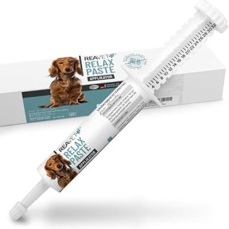 ReaVET Relax Paste for Dogs 30 ml Applicator - Dog Secondary to Soothing I Natural Paste for Dogs