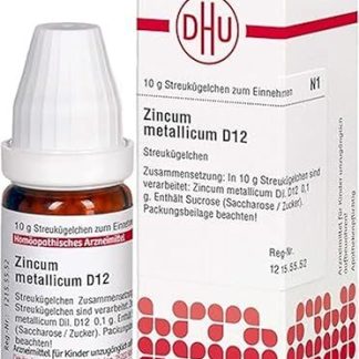 DHU Zincum Metallicum D12 Spreading Balls 10 g Globules