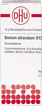 Barium chloratum D12 DHU globules, 10 g globules