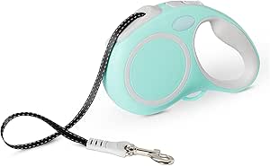 Amazon Basics Retractable Dog Lead Blue Small