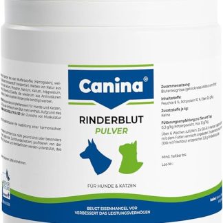 Canina Beef Blood Powder for Dogs and Cats, Pack of 1 (1 x 250 g)