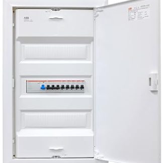 ABB UK636N3 Surface-Mounted Distributor 3 Rows Ready to Connect Wired with Terminal Block Assembly ABB 1x FI 4-Pin + 1x 3-Pin + 5x 1-Pin LS B16A