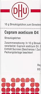 CUPRUM ACETICUM D 4 Globules 10 g