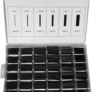 GYQYJPFZM 600pcs Heat Shrink Wrapped Shrinking Insulation Sleeving Thermal Casing Car Electrical Cable Shrink Tube Tube Kit