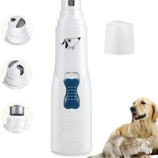 Brifit Claw Grinder for Dogs, Electric Dog Claw Grinder Claw Clippers, Super Quiet, Dog Nail Grinder, Electric Claw Cutter for Small, Medium and Large Dogs