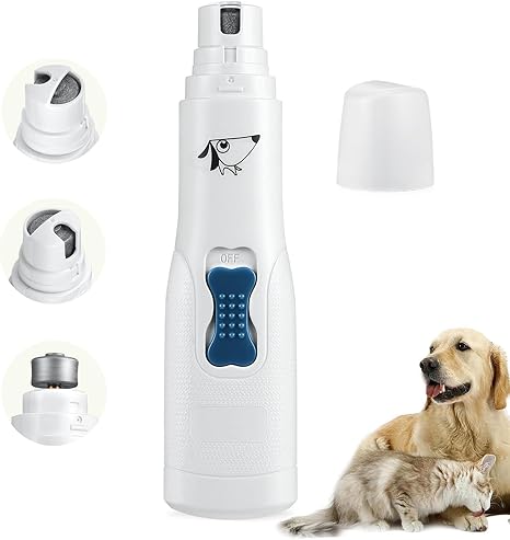 Brifit Claw Grinder for Dogs, Electric Dog Claw Grinder Claw Clippers, Super Quiet, Dog Nail Grinder, Electric Claw Cutter for Small, Medium and Large Dogs