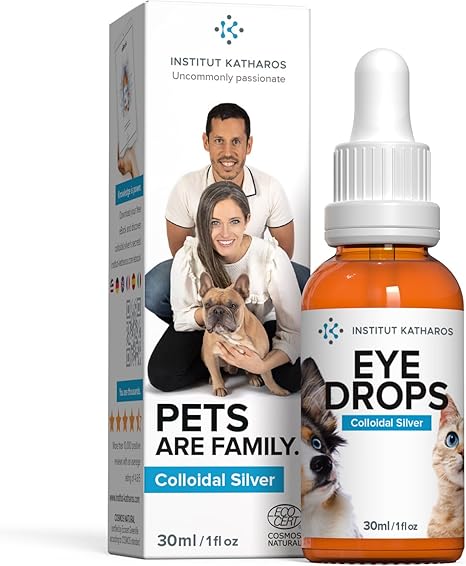 Eye Drops for Dogs and Cats - 100% Natural Eye Care - Works Better than Eye Ointment - For Inflammation (Cats & Dogs)