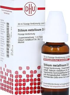 Stibium Metallicum D6 DHU Dilution, 20 ml Solution