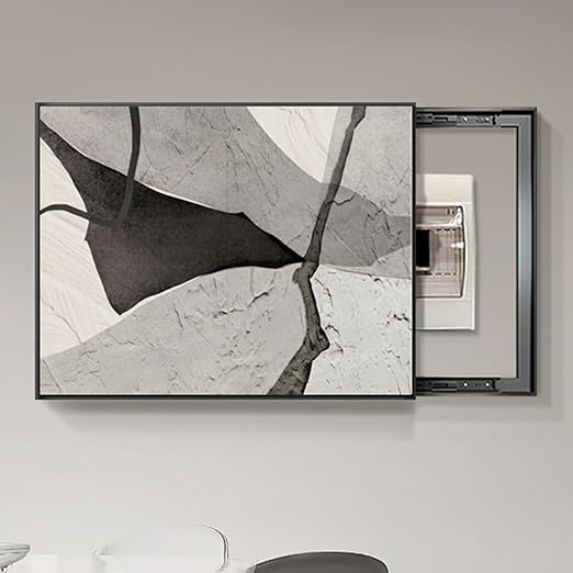 D, 50 x 40 cm, Decorative Picture of the Distribution Box, Electrical Box Cover, Hiding Counter Creativity, Push and Pull Decorative Cover, Electric Box, Counter Cover