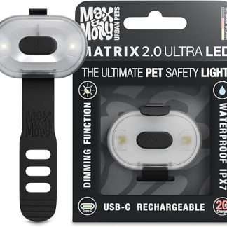 Max & Molly Matrix 2.0 Ultra LED Safety Light Black