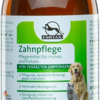 FORTAN Tooth Care for Dogs and Cats Against Plaque and Bad Mouth Odor 1.69fl.oz