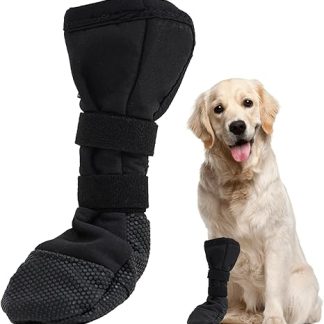 Dog Socks, Paw Protection Dog Injury, Dog Shoes Prevent Licking, Dog Socks Non-Slip, Dog Shoes, Waterproof, Stockings, Adjustable, Socks for Dogs After Surgical Procedures, Wound Protection