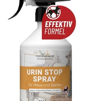 naturetrend Urine Stop for Dogs & Cats 500 ml I Mild Dog Repellent Spray & Cat Repellent Spray I Non-Staining I Urine Remover, Dog Deterrent Against Marking I Anti Scratch Spray Furniture, Indoor and