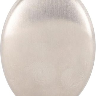 Edelstahl-Seifenstück, Geruchsentferner, Premium-Metallseife zum Handwaschen, Küchenhelfer, entfernt Fisch-Knoblauch-Zwiebel-Geruch für Köche, Fischer, Bauern, 6,5 x 5 cm, 1 (1Stk)