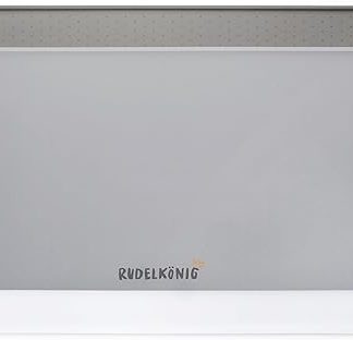 Rudelkönig Dog Bowl Mat - 48 x 30 cm - Non-Slip Silicone Dog Bowl Mat - Waterproof Dog Bowl Mat with Edge