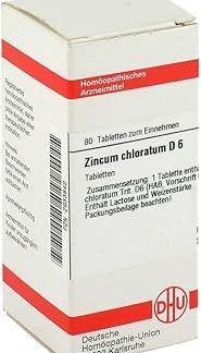 Zincum Chloratum D 6 Tablets Pack of 80