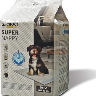CROCI Dog Absorbent Super Nappy, 60 x 60 cm, Pack of 50