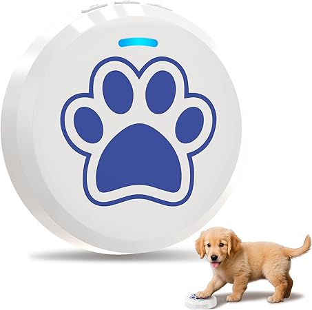 ChunHee Cat Doorbell / Dog Bell Buzzer Dog Pet Doorbell Sensor Touch Waterproof Doorbell Socket Receiver 28 Ringtones and 5 Levels Adjustable Volume