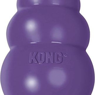 KONG Senior Dog Toy Made of Soft Natural Rubber - Fillable Treat Toy for Older Dogs - For Medium Dogs