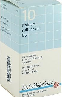 BIOCHEMIE DHU 10 Natrium sulfuricum D 3 Tablets Pack of 420
