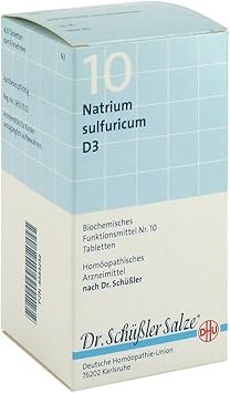 BIOCHEMIE DHU 10 Natrium sulfuricum D 3 Tablets Pack of 420