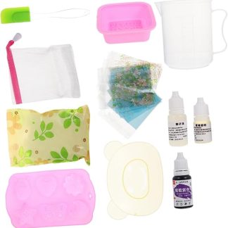 1 Set Handmade Soap Making Set for Beginners DIY Soap Kit with Materials for Creative Projects for Home and Family Activities