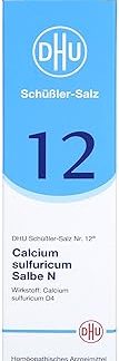DHU Schüßler Salt No. 12 Calcium Sulfuricum D4 - Минеральная соль для суставов - Оригинальная мазь, 50 г