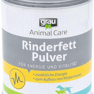 GRAU - The Original - Beef Fat Powder, the Fast Energy Supplier with 80% Fat Content, 1 Pack (1 x 50 g), Supplementary Feed for Dogs and Cats