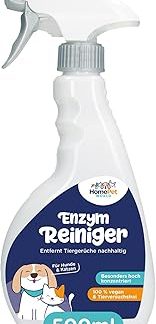 HomePetWorld Enzyme Cleaner Cat Urine 500 ml – Enzyme Cleaner Odour Remover for Pets (Dog & Cat) – Effective Cleaner as Cat Urine Remover Can Also Be Used as a Cat Litter Tray Cleaner