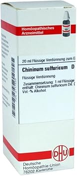 Chininum sulfuricum D 4 Dilution 20 ml