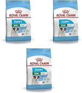 ROYAL CANIN Puppy Mini Puppy Food | Pack of 3 | 3 x 800 g | Dry Food for Puppies | Complete Food for Dogs | For Small Dog Puppies | Up to 10th Month