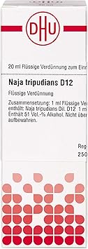 Naja Tripudians D12 DHU Dilution, 20 ml Solution