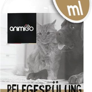 Animigo Grooming Conditioner for Cats & Dogs - For Soft, Shiny Fur - Natural Ingredients Including Aloe Vera, Oats & Shea Butter - Tropical Sorbet Scent - 17 fl oz/502 ml