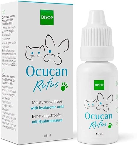 Ocucan Moisturising Eye Drops with Hyaluroinc Acid for the Eyes of Dogs - 15 ml