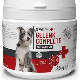 ReaVET Gelenk Complete Joint Powder for Dogs - Natural Product with Green-Lipped Mussel Dog, Devil's Claw, Salmon Flour, Joint Powder for Adult and Senior Dogs