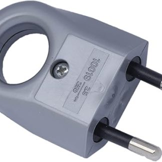Euro Plug Grey with Ear for Easy Catching CE 2.5 A 250 V