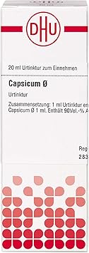 Capsicum Mother Tincture D 1, 20 ml
