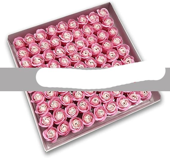 81pcs Rose Flower Soap Scented Rose Essential Wedding Flowers