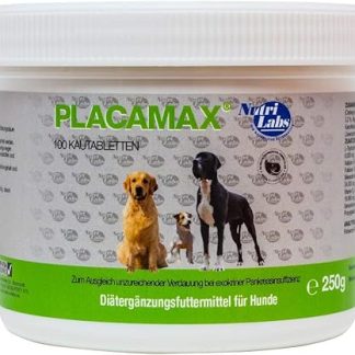 NutriLabs Placamax® Tablets for Dogs Pack of 100 - Tablets for Digestion with Pineapple Powder, Vitamins, Pancreas Powder etc. - Health Products for Dogs - Dietary Supplement Dog