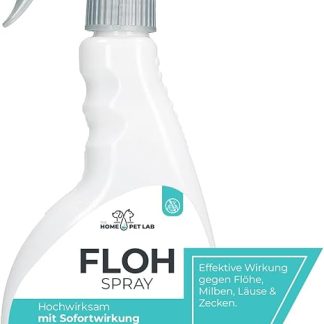 The Home Pet Lab Flea Spray for Home and Furniture - Anti Flea Agent as Ambient Spray Against Fleas in the Home for Dogs and Cats