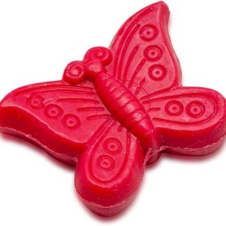 La Maison du Savon de Marseille French Butterfly Soap for Shower Gel or Decoration Raspberry Fragrance 20g