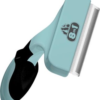 8in1 Coat DeShedder L Undercoat Brush for Large Dogs, for Short and Long Hair Suitable Dog Brush for Undercoat Removal