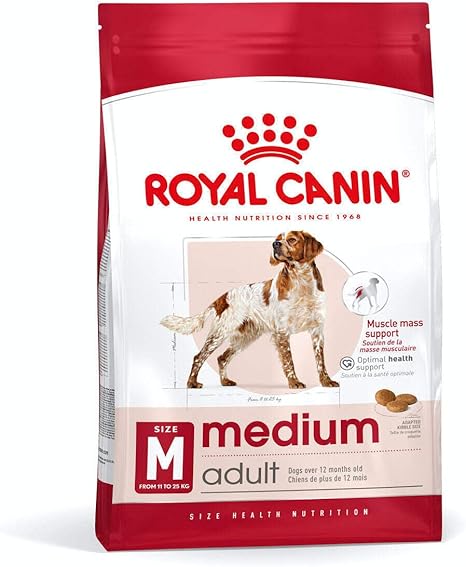 Royal Canin Dog SHN Medium Adult - Dry Dog Food - Complete Food for Medium Adult Dogs (Between 11 and 25 kg) (15 kg)