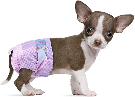 Flying Paws Disposable Dog Diapers, Suitable for Dogs and Cats, Adjustable Disposable Nappies from 10-40 Pieces (XXS-10 Pack)