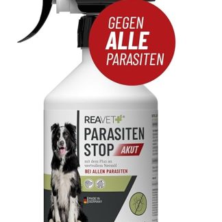 ReaVET Parasite Spray Insect Spray XL Acute - Against All Parasites for Dogs and Animal Environments 500 ml I Repel Ticks, Fleas, Mites I Vermin Spray, Tick Spray, Flea Spray, Mite Spray