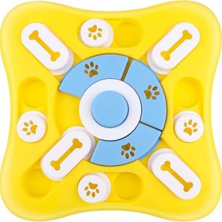 AWAMRWA Intelligence Toy, Dog Activity Feeder Dispenser, Interactive Puppy Toy with Squeaky for Small, Medium, Large Dogs, Puppies and Cats
