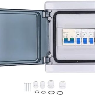 Distribution Box 4-Way Waterproof 4MCB Broad Utility 100A Junction Case 230V for Home